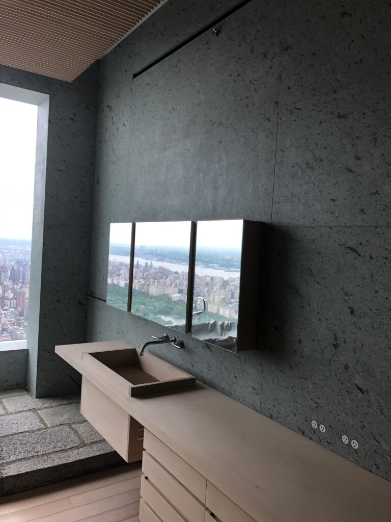 432 Park Ave her bathroom in Japanese marble